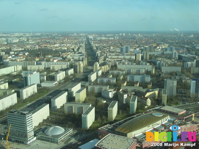 25445 East German flats from Fernsehturm Berlin (TV Tower)